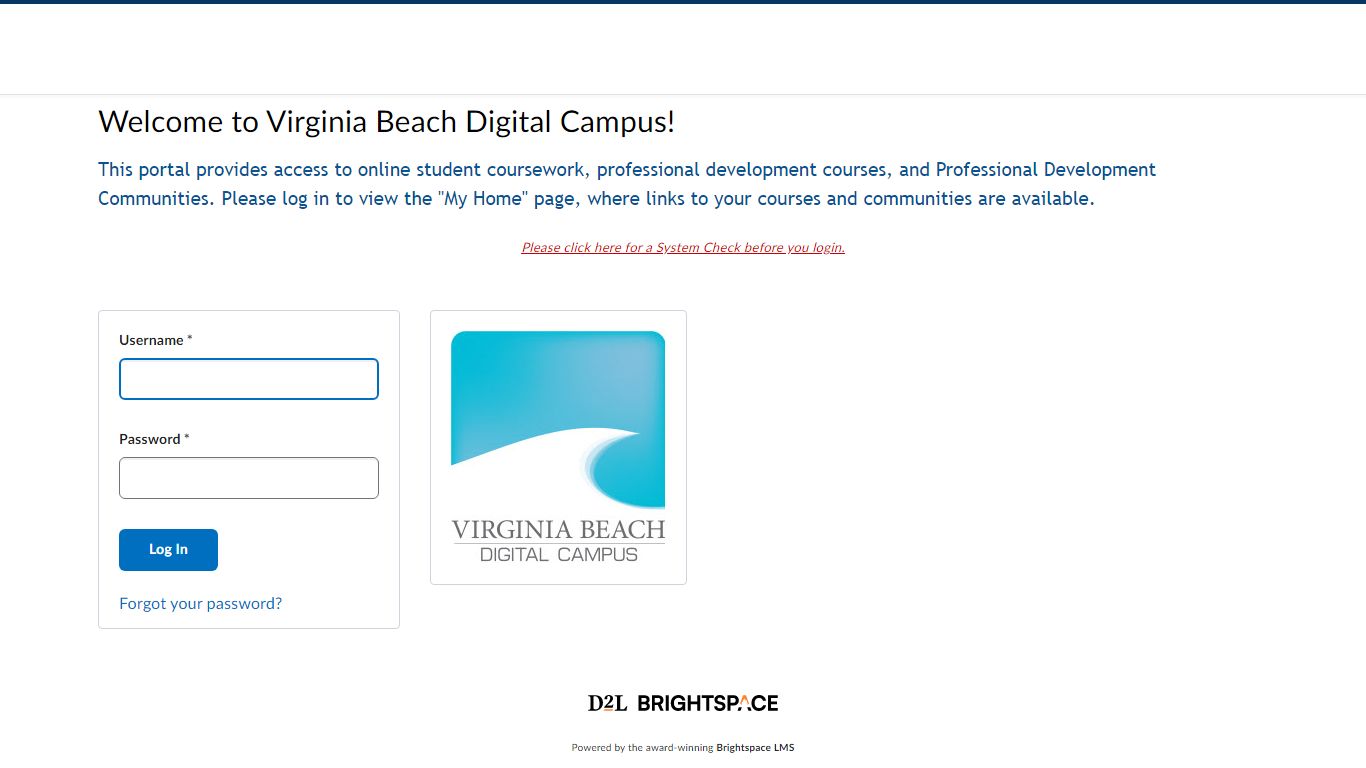 Login - Virginia Beach City Public Schools